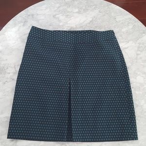 Ann Taylor Loft blue skirt with a single pleat